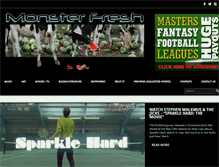 Tablet Screenshot of monsterfresh.com